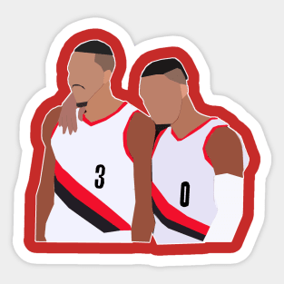 Damian Lillard + CJ McCollum Sticker